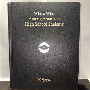 Who's Who Among American High School Students Black Book 1994-1993